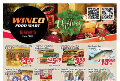WinCo Food Mart (HWY 7) Flyer December 22 to 28