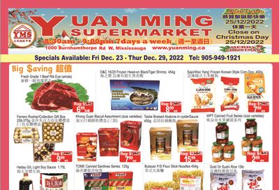 Yuan Ming Supermarket Flyer December 23 to 29
