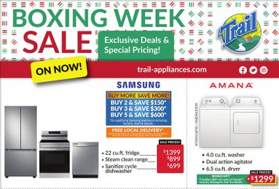 Trail Appliances (AB & SK) Flyer December 22 to 28