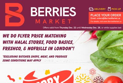 Berries Market Flyer December 22 to 28
