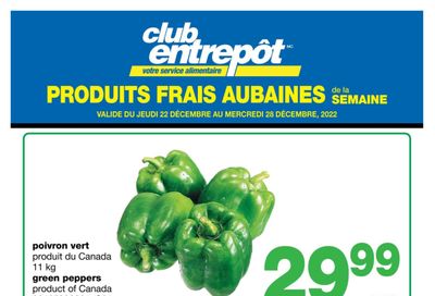 Wholesale Club (QC) Fresh Deals of the Week Flyer December 22 to 28