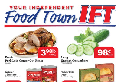 IFT Independent Food Town Flyer April 24 to 30