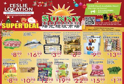 Sunny Supermarket (Leslie) Flyer December 23 to 29
