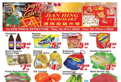 Jian Hing Foodmart (Scarborough) Flyer December 23 to 29