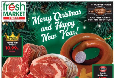 Fresh Market Foods Flyer December 23 to January 5