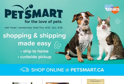 PetSmart Treats Membership Flyer April 23 to 26