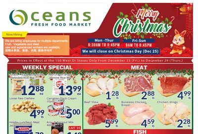 Oceans Fresh Food Market (West Dr., Brampton) Flyer December 23 to 29