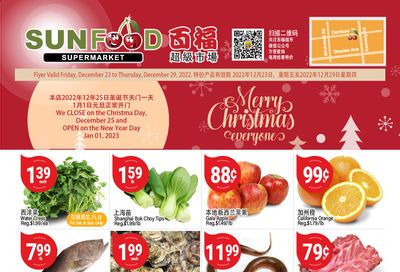Sunfood Supermarket Flyer December 23 to 29