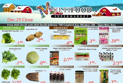 MultiFood Supermarket Flyer December 23 to 29