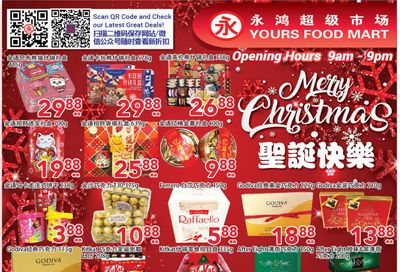 Yours Food Mart Flyer December 23 to 29