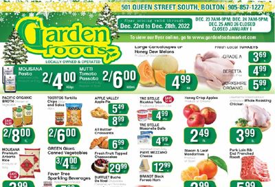 Garden Foods Flyer December 23 to 28