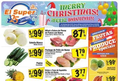 El Super (CA, NM, NV, TX) Weekly Ad Flyer Specials December 21 to December 27, 2022