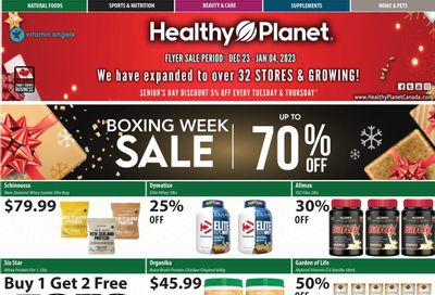Healthy Planet Flyer December 23 to January 4