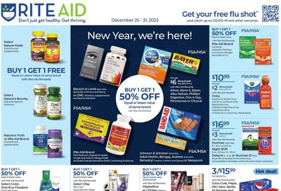 RITE AID Weekly Ad Flyer Specials December 25 to December 31, 2022