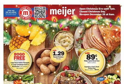 Meijer (OH) Weekly Ad Flyer Specials December 18 to December 24, 2022