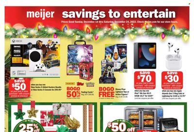 Meijer (IL, IN, MI, OH, WI) Weekly Ad Flyer Specials December 18 to December 24, 2022