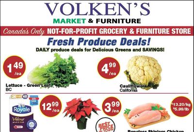 Volken's Market & Furniture Flyer December 21 to 27