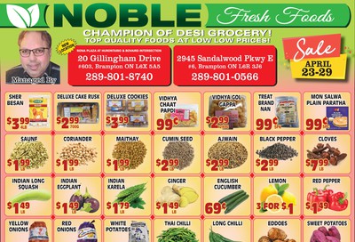 Noble Fresh Foods Flyer April 23 to 29