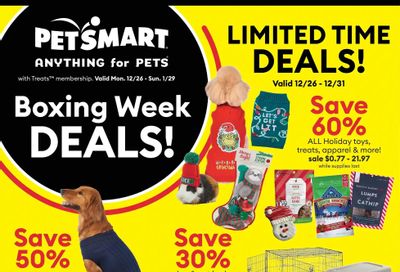 PetSmart Boxing Week Sale Flyer December 26 to January 29