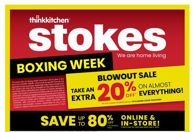 Stokes Boxing Week Flyer December 26 to January 2