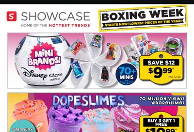 Showcase Boxing Week Flyer December 26 to January 1
