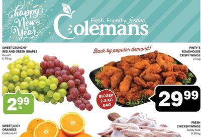Coleman's Flyer December 29 to January 4