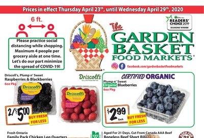 The Garden Basket Flyer April 23 to 29