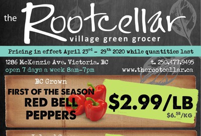 The Root Cellar Flyer April 23 to 29