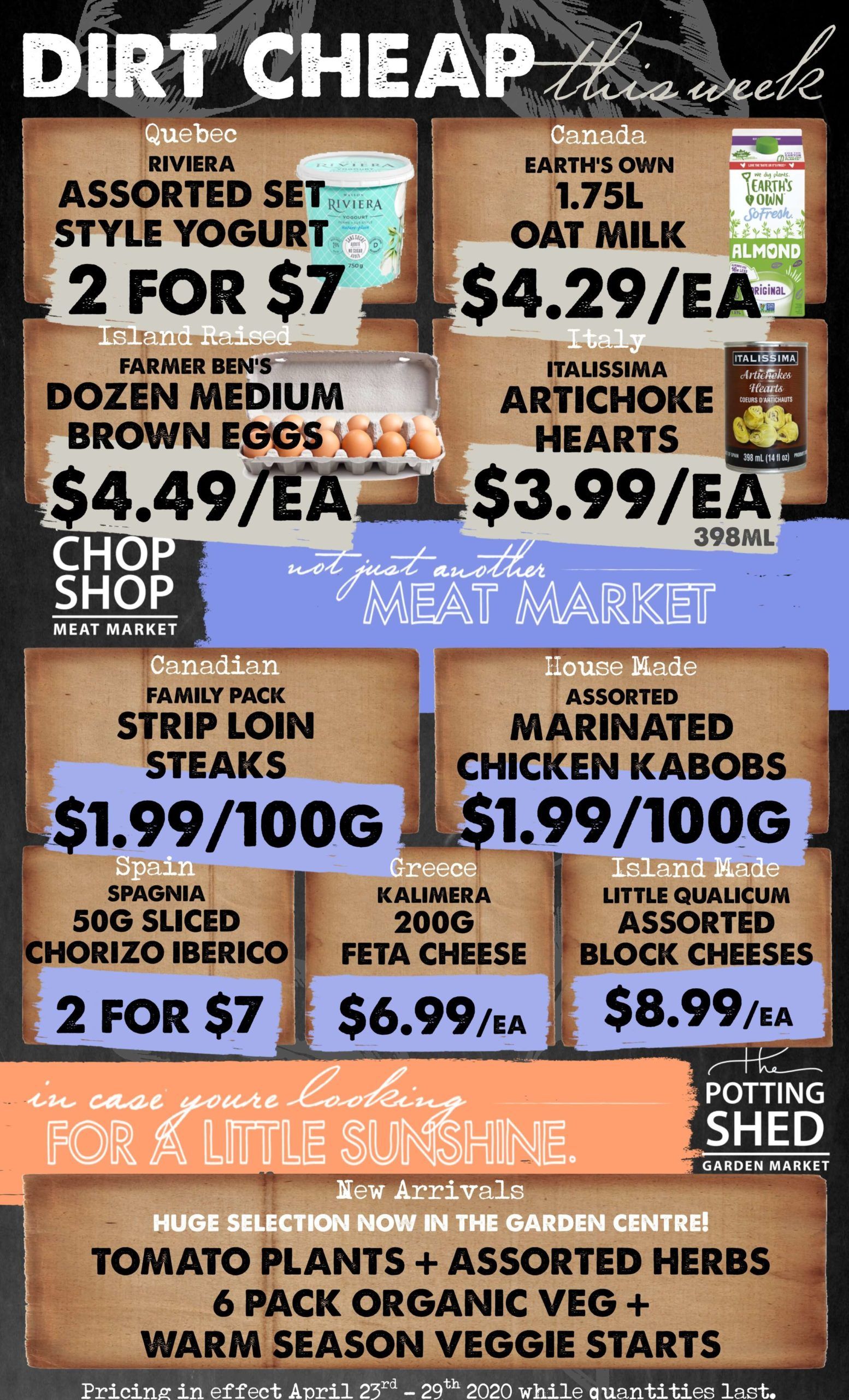 The Root Cellar Flyer April 23 to 29