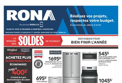 Rona (QC) Flyer December 29 to January 4