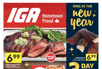 IGA (SK, MB & ON) Flyer December 29 to January 4