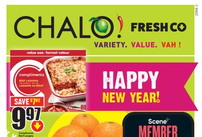 Chalo! FreshCo (West) Flyer December 29 to January 4
