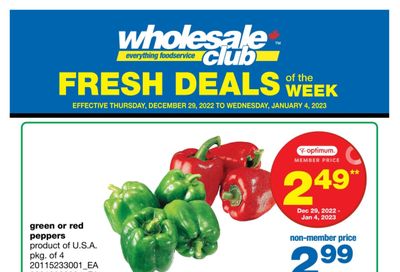 Wholesale Club (ON) Fresh Deals of the Week Flyer December 29 to January 4