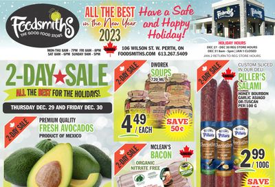 Foodsmiths Flyer December 29 to January 5