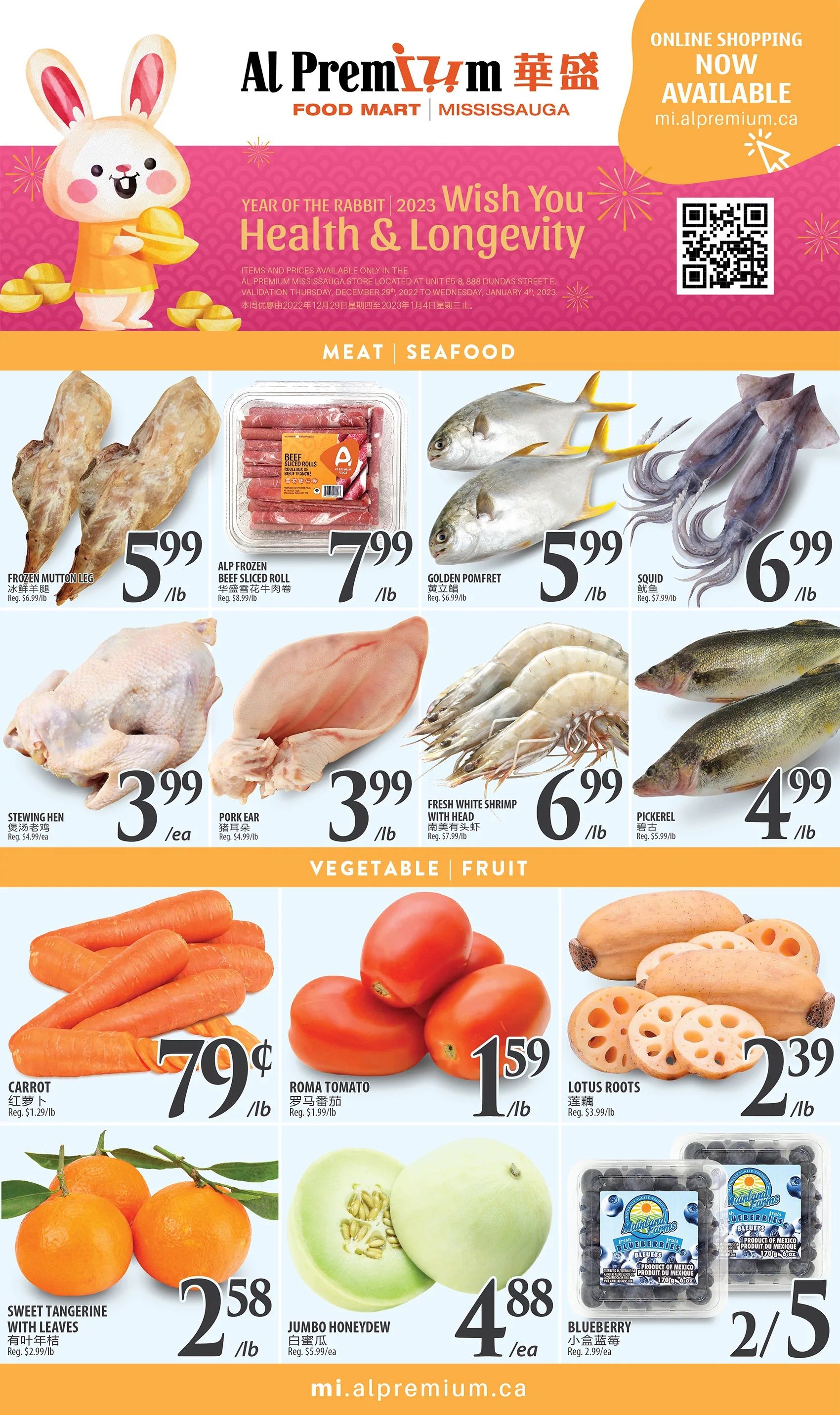 Al Premium Food Mart (Mississauga) Flyer December 29 to January 4