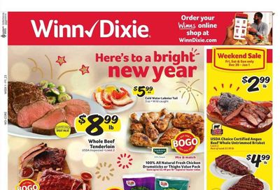 Winn Dixie (FL) Weekly Ad Flyer Specials December 28 to January 3, 2023
