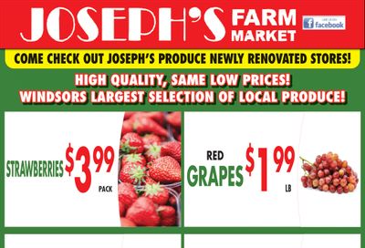 Joseph's Farm Market Flyer December 29 to January 3