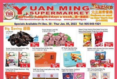 Yuan Ming Supermarket Flyer December 30 to January 5