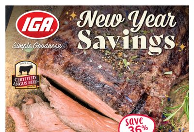 IGA Stores of BC Flyer December 30 to January 5