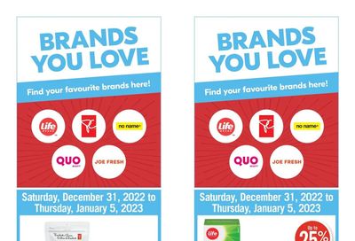 Shoppers Drug Mart (West) Flyer December 31 to January 5