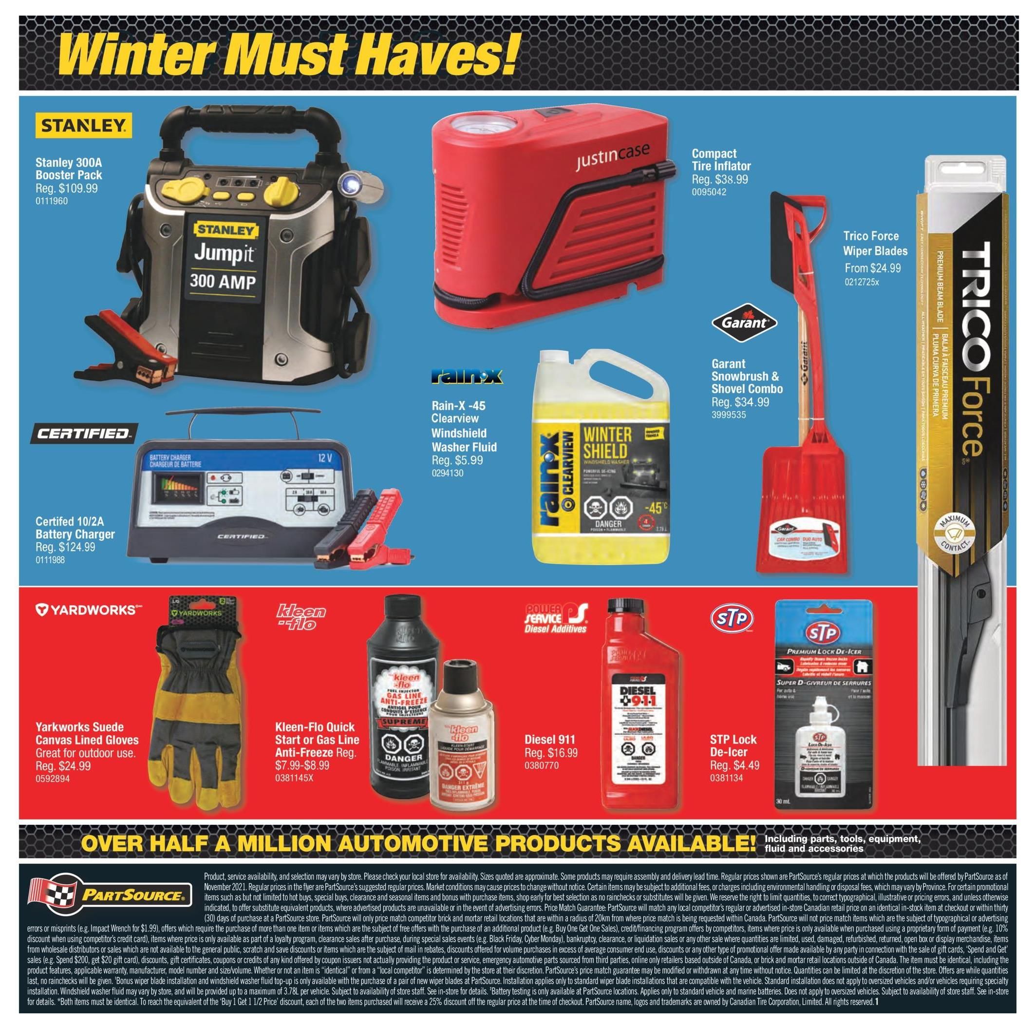 PartSource Flyer December 30 to January 4