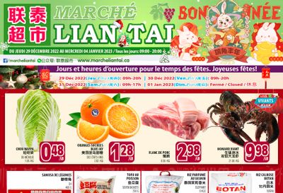 Marche Lian Tai Flyer December 29 to January 4