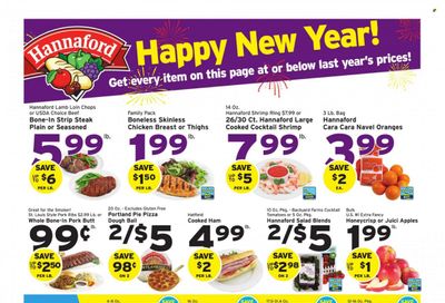 Hannaford (VT) Weekly Ad Flyer Specials December 25 to December 31, 2022