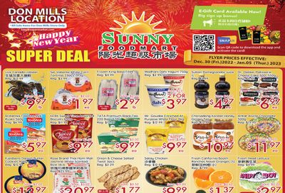 Sunny Foodmart (Don Mills) Flyer December 30 to January 5