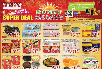 Sunny Foodmart (Etobicoke) Flyer December 30 to January 5