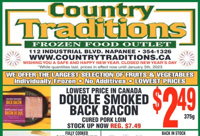 Country Traditions Flyer December 29 to January 4