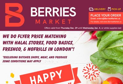 Berries Market Flyer December 29 to January 4