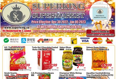 Superking Supermarket (London) Flyer December 30 to January 5