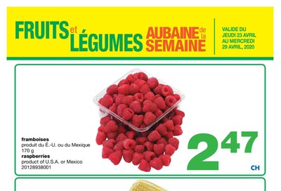 Wholesale Club (QC) Produce Deal of the Week Flyer April 23 to 29