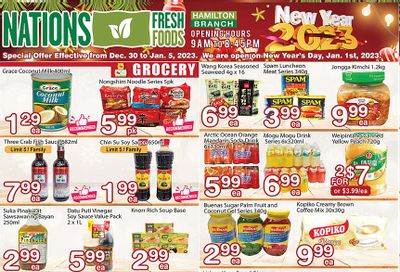 Nations Fresh Foods (Hamilton) Flyer December 30 to January 5